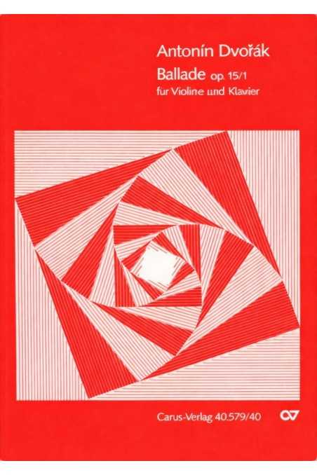 Dvorak, Ballade Op. 15 for Violin and Piano