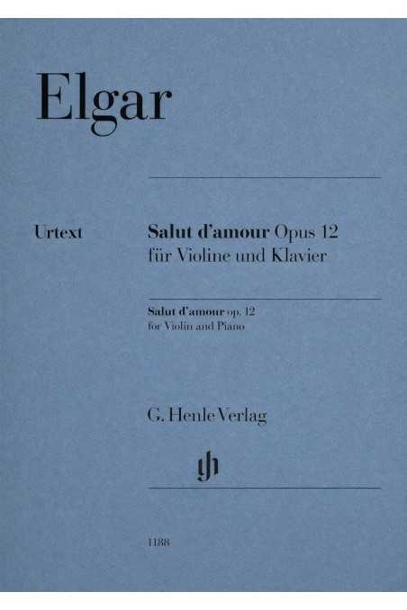 Elgar, Salut D'Amour for violin and piano (Henle)