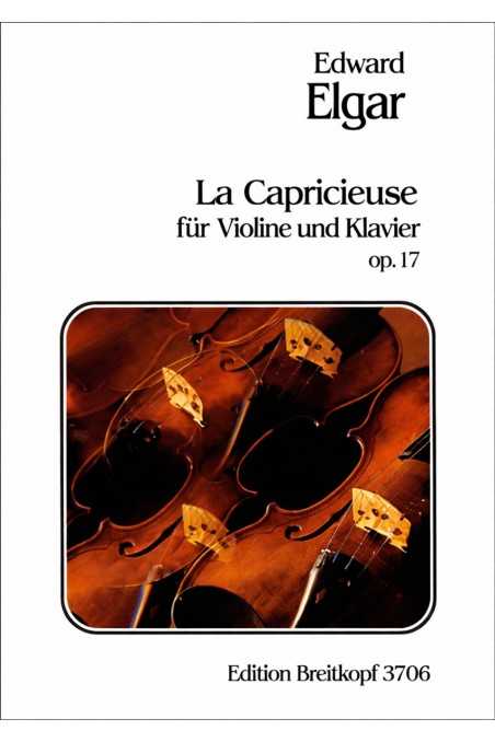 La Capricieuse for violin and piano Opus 17 (Breitkopf & Härtel)