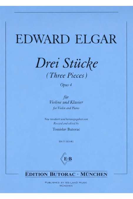 Elgar, Three Pieces Opus 4 for Violin and Piano (Butorac)