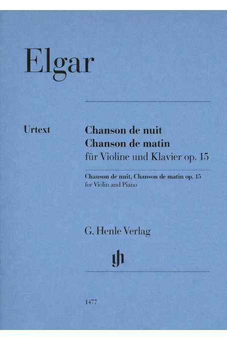 Elgar, Chanson De Matin for Violin/Piano Op15 (Henle)