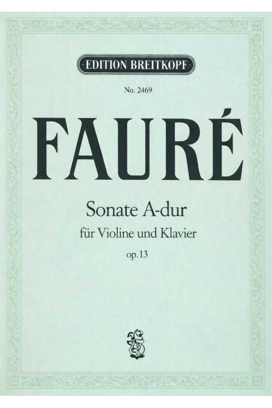 Faure, Sonata In A For...