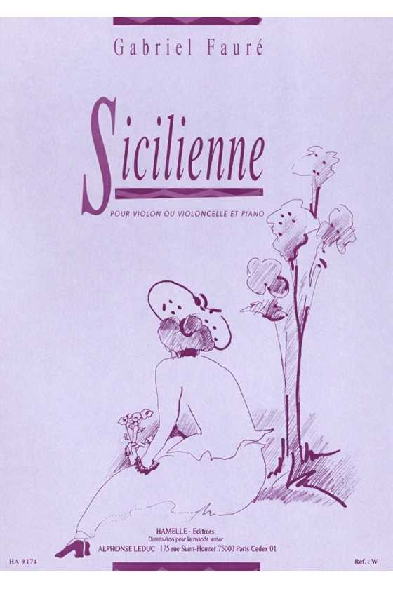 Sicilienne For Violin &...