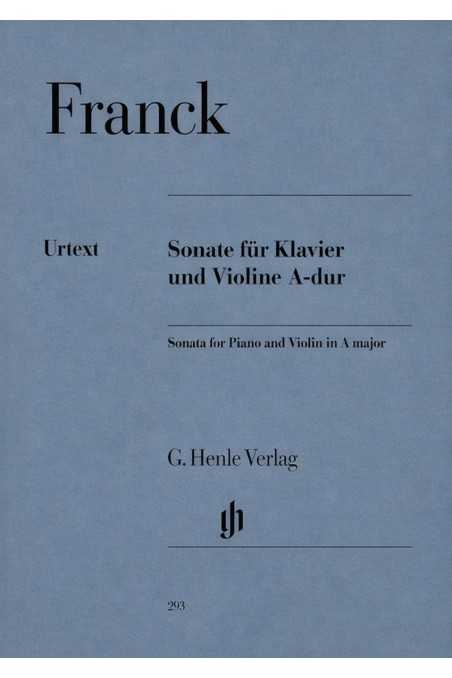 Franck - Sonata in A major for violin and piano (Henle)