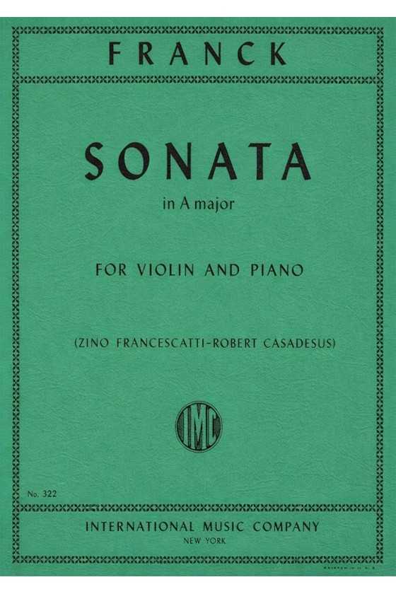 Franck, Sonata in A maj for...