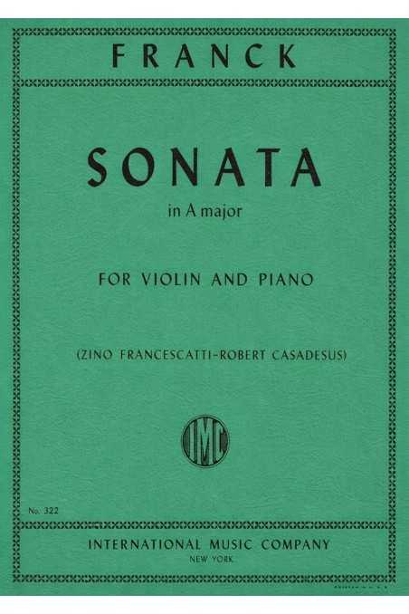 Franck, Sonata in A maj for Violin and Piano (IMC)