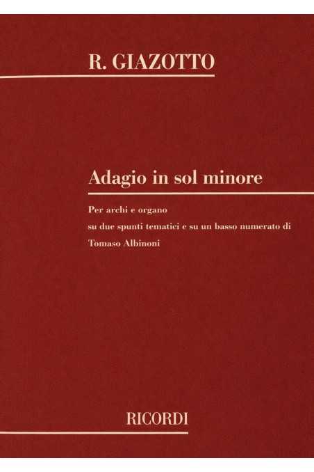 Adagio In G Minor By Giazotto (Ricordi) For Violin And Piano