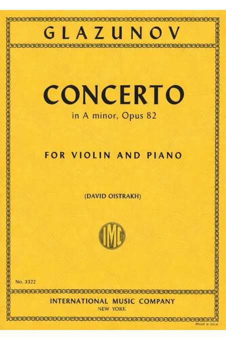 Concerto in A minor Opus 82 by Glazunov (IMC)