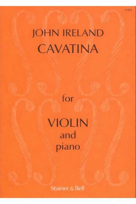 Ireland, Cavatina For Violin And Piano (Stainer & Bell)