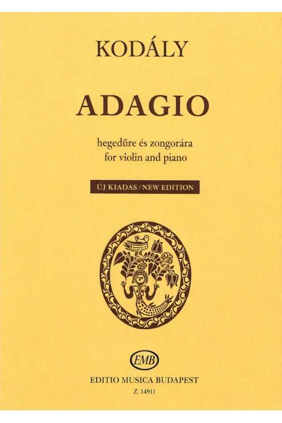 Kodaly, Adagio For Violin,...