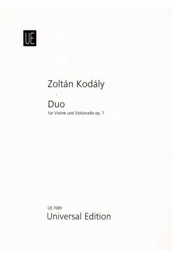 Kodaly, Duo Op. 7 For...
