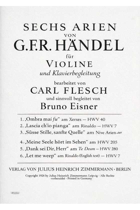 Handel, Aria for Violin arr...