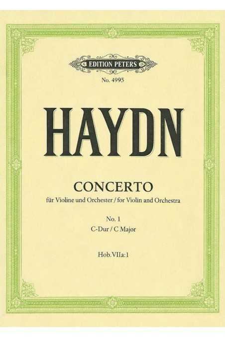 Haydn, Concerto No. 1 in C for Violin and Orchestra (Piano) (Peters)