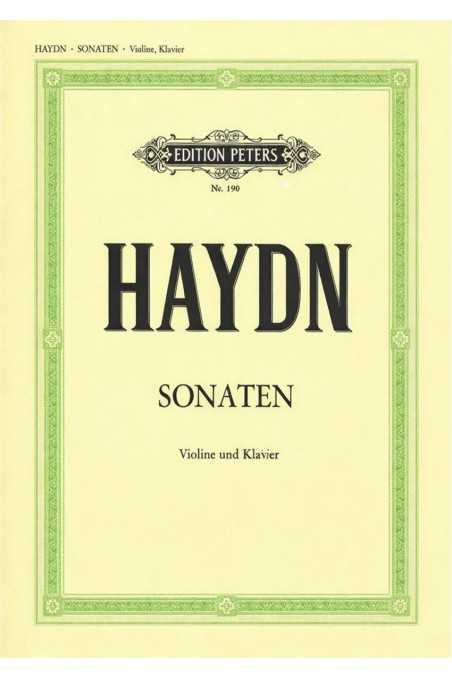 Haydn, Sonatas for Violin and Piano (Peters)