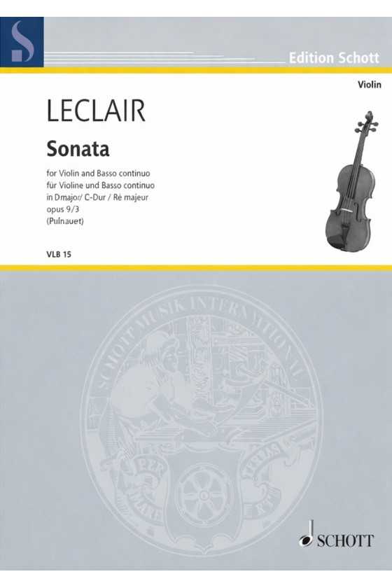 Leclair, Sonata In D Op. 9...