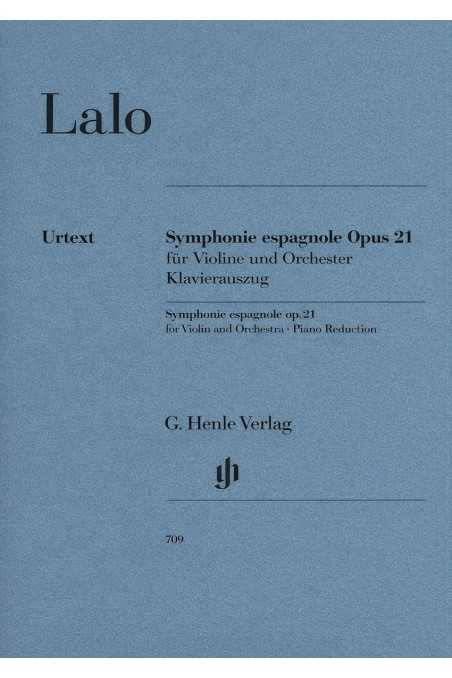 Lalo, Symphonie Espagnole Op. 21 Vln and Orchester Piano Reduction (Henle)