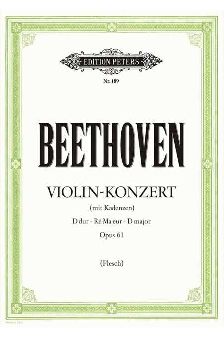 Beethoven, Concerto in D for Violin (Peters)