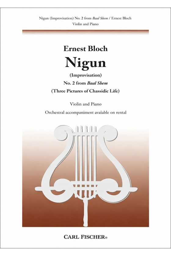Bloch Nigun for Violin from...