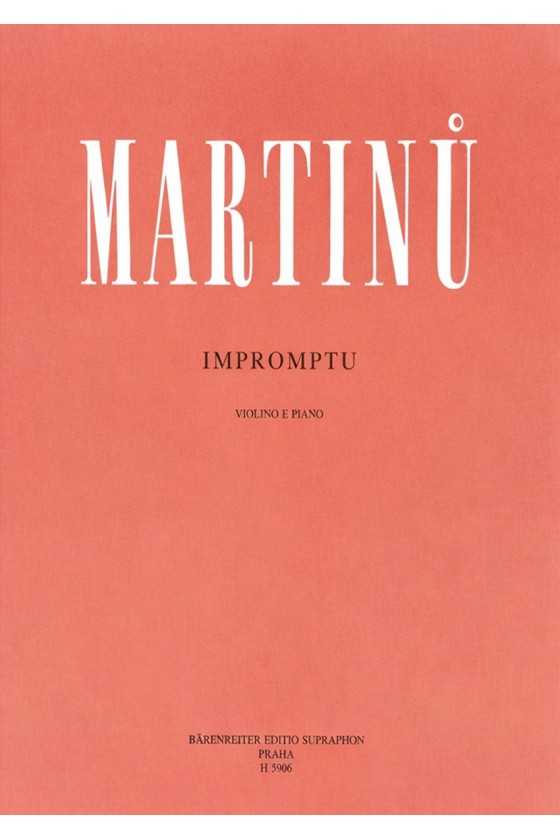 Martinu, Impromptu For...