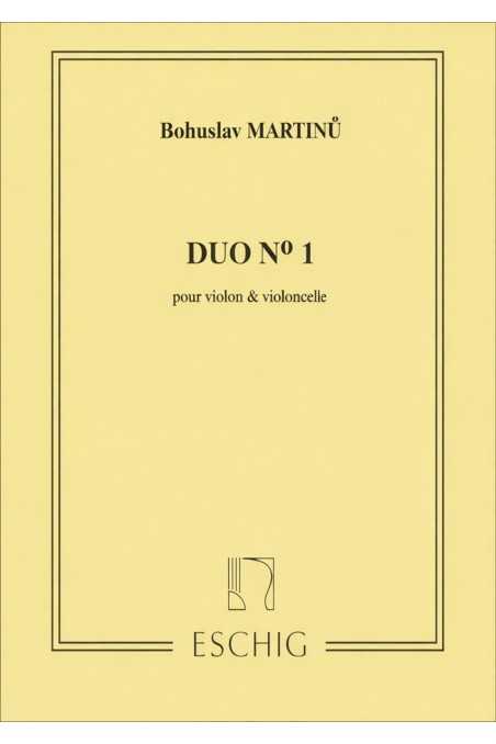 Martinu, Duo No.1 For Violin And Cello