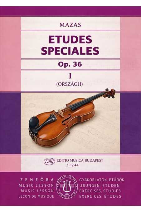 Mazas Etudes Speciales Opus 36 Book 1 For Violin (EMB)