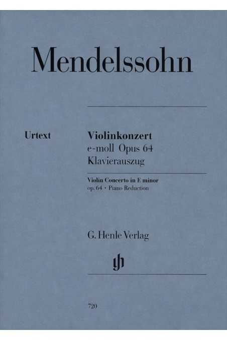 Mendelssohn, Concerto In E Minor For Violin Op. 64 (Henle)