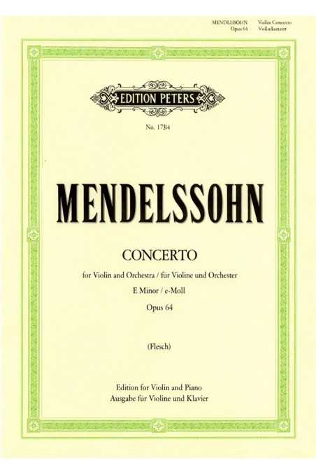 Mendelssohn, Concerto In E Min For Violin Op.64 (Peters)