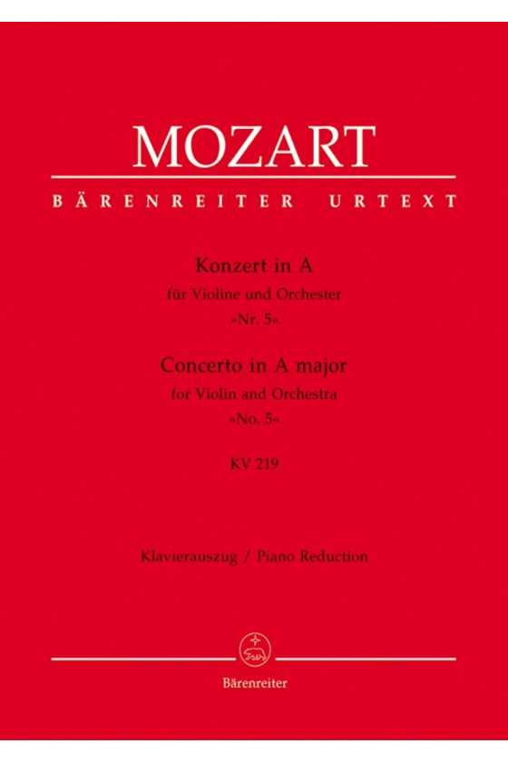 Mozart, Concerto No. 5 in A...