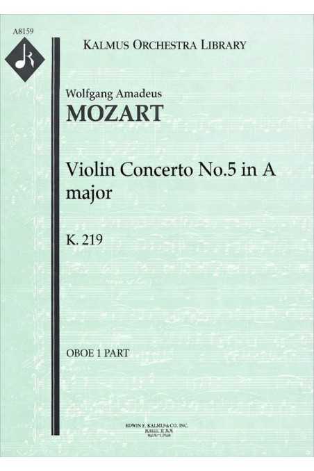 Mozart, Violin Concerto No. 5 In A Major (Kalmus)