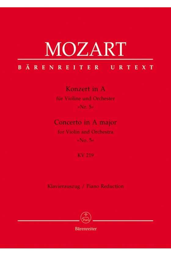 Mozart, Concerto No. 5 in A...