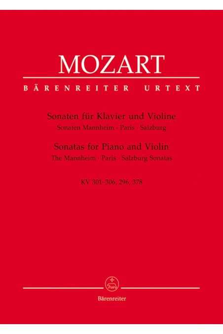 Mozart, Early Sonatas Vl 1 For Violin (Barenreiter)