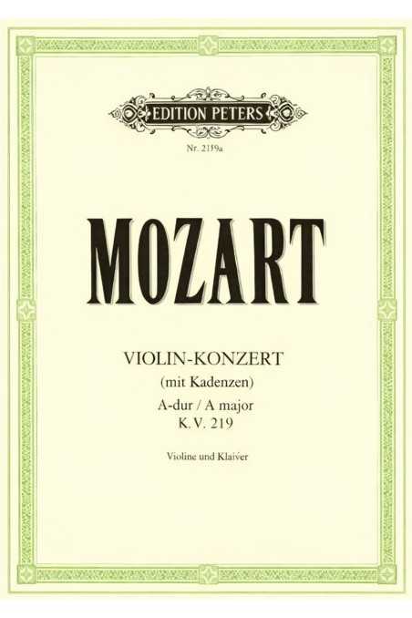 Mozart, Violin Concerto in A Major K.V. 219 (Peters)