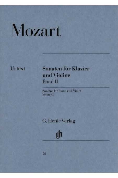Mozart, Sonatas No7-12 K296 K376-K380 For Violin And Piano Vol 2 (Henle)