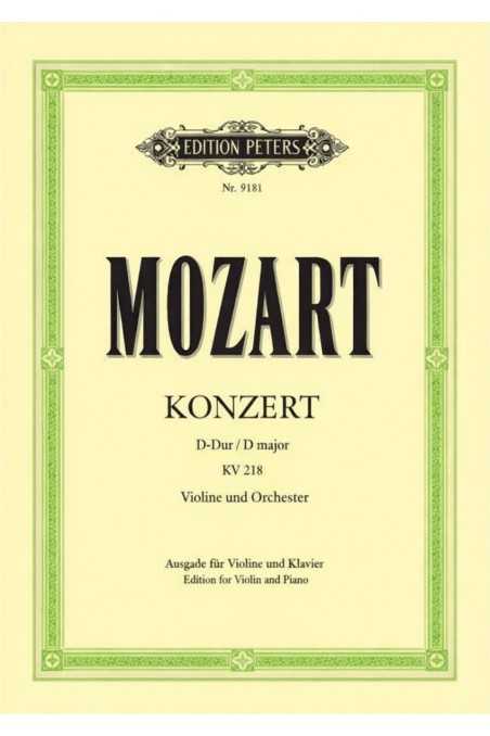 Mozart, Violin Concerto No 4 in D Major K. 218 (Peters)