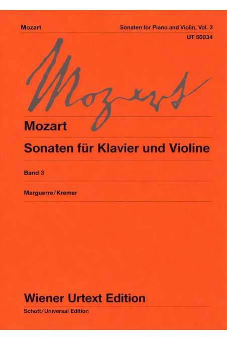 Mozart, Sonatas For Piano And Violin Band III (Urtext)