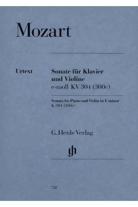 Mozart Sonata for Violin and Piano in E minor