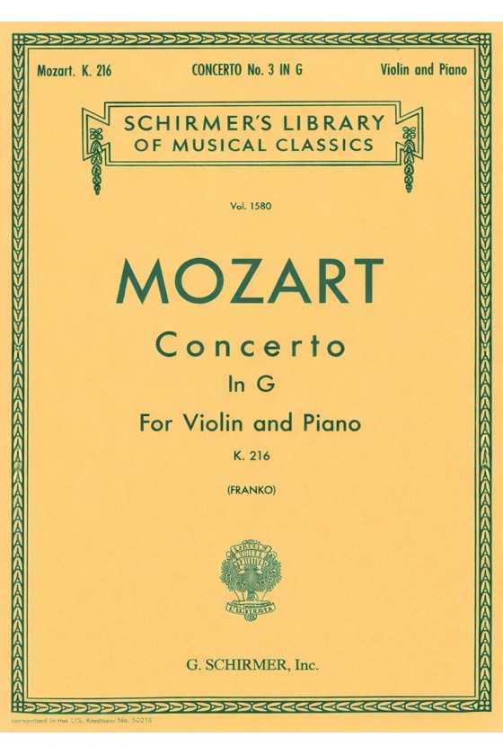 Mozart, Concerto No. 3 in G...