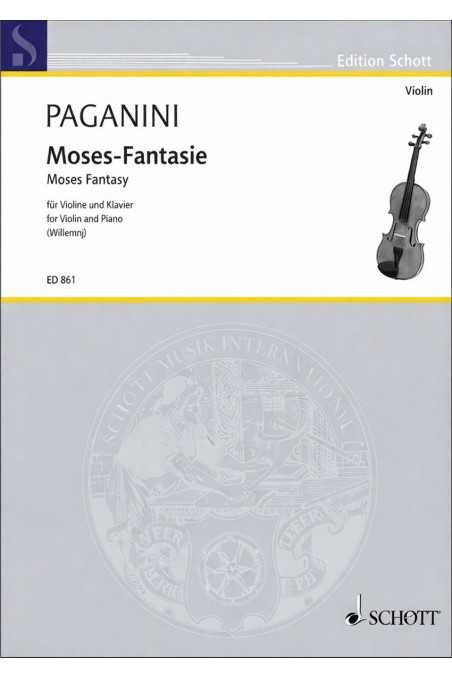 Paganini Moses-Fantasie for violin and piano (Schott)