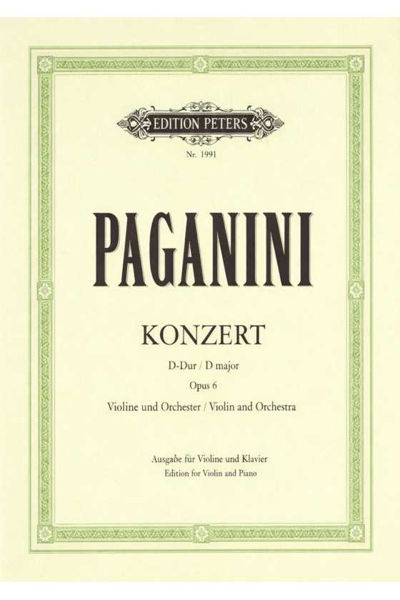 Paganini, Concerto in D Op....