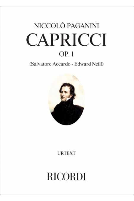 Paganini, 24 Caprices Op 1 for Violin (Ricordi)