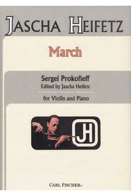 Prokofiev, March for violin and Piano, edited by Heifetz (Carl Fischer)