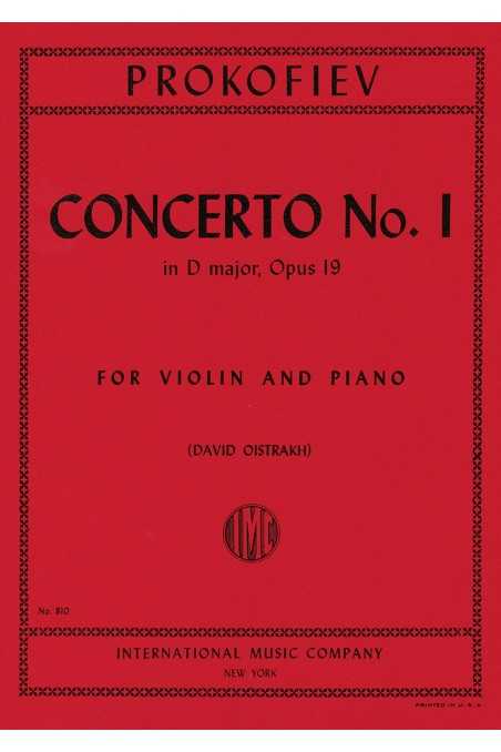 Prokofiev, Concerto No 1 in D Op. 19 for Violin and Piano (IMC)