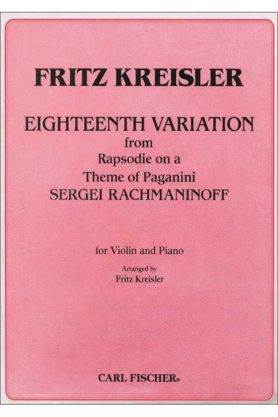 Rachmaninoff 18th Variation...