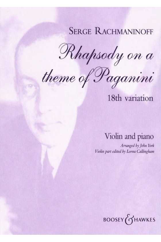 Rachmaninoff, Rhapsody on a...