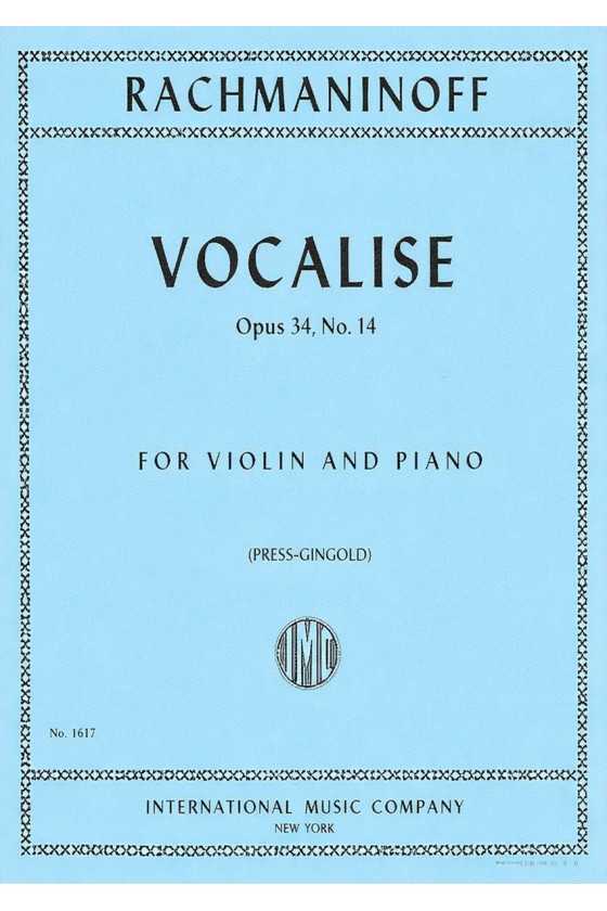 Rachmaninoff, Vocalise Op...