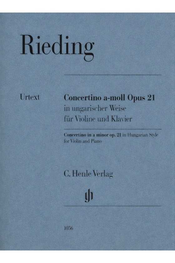 Rieding, Concertino in A...