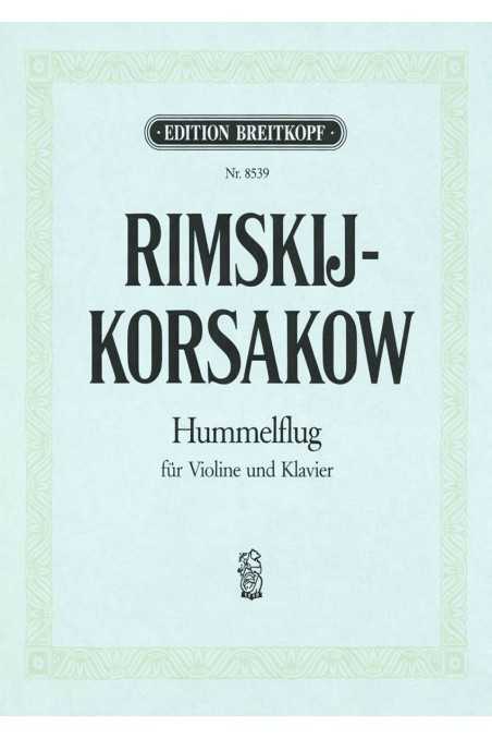 Rimsky-Korsakov, Bumble Bee for violin and Piano (Breitkopf & Härtel)