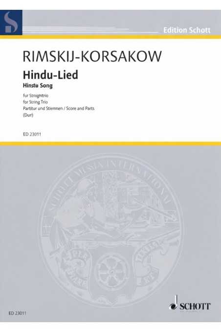 Rimsky-Korsakov, Hindu-Lied for violin and piano (Schott)