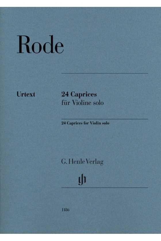 Rode, 24 Caprices for...