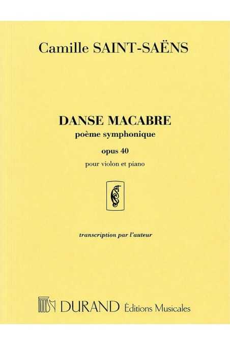 Saint Saens Danse Macabre for Violin (Durand)